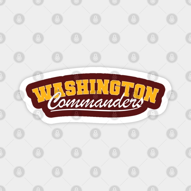 Washington Commanders Magnet by Nagorniak