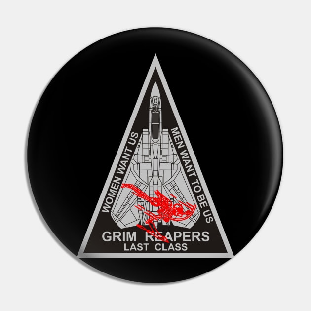 F14 Tomcat - VF101 Grim Reapers Pin by MBK