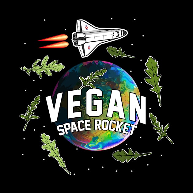 Vegan Space Rocket by VeganRiseUp