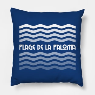 Plage de la Paloma, France - Paloma Beach (St-Jean-Cap-Ferrat) Pillow