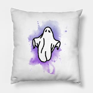 Watercolor Ghost Pillow