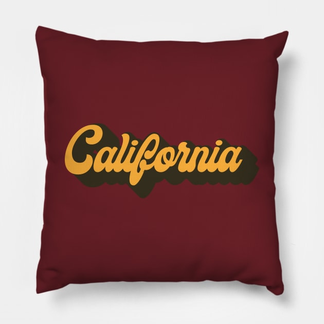 California Love Pillow by CTShirts