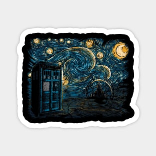 DARK POLICE BOX Magnet