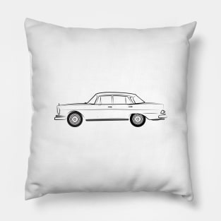 Mercedes 220 Fin Tail Heckflosse Sedan W112 Pillow