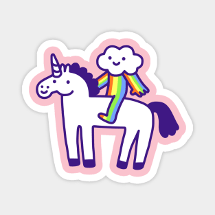 Unicorn and Rainbow Magnet