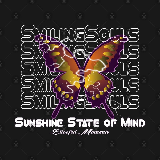 Smiling Souls Positive Forever for men and women Butterfly Bliss Embracing Positivity by Mirak-store 
