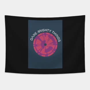 JPL/NASA Perseverance Parachute "Dare Mighty Things" Poster #6 Tapestry