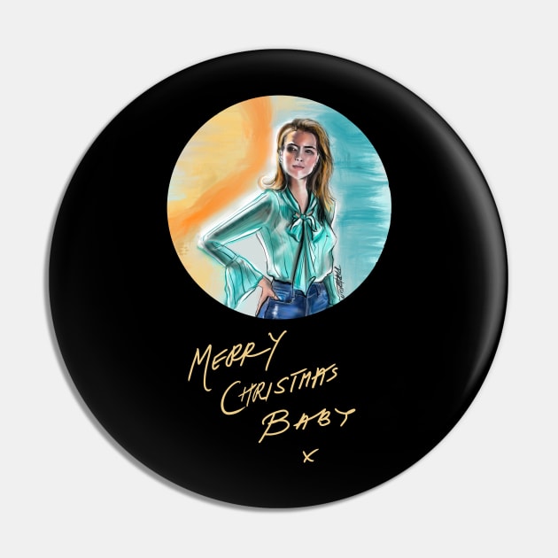 Killing Eve Merry Christmas Baby X Villanelle Pin by PG Illustration