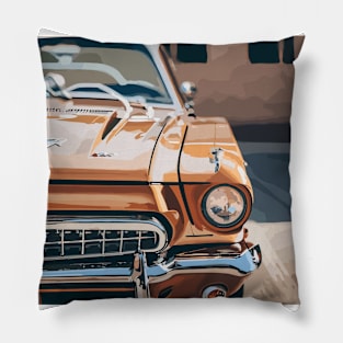 Vintage Car Pillow