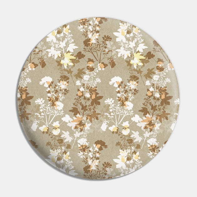 fall winter floral Pin by Remotextiles