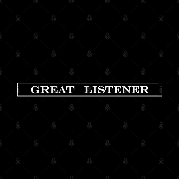 great listener by iDreamInPlotPoints