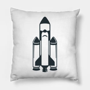 Rocket Galaxy Pillow