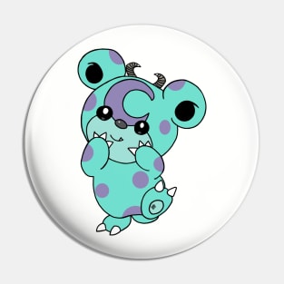 Polka Dot Bear Pin