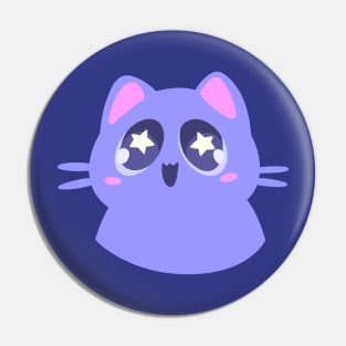 Starry Eyed Catto Pin