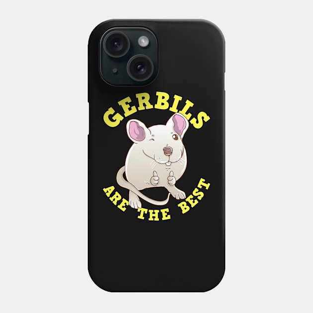 Cute & Funny Gerbils Are The Best Pet Owners Phone Case by theperfectpresents