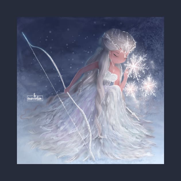 Goddess of winter and snow - Skadi by cisviolin