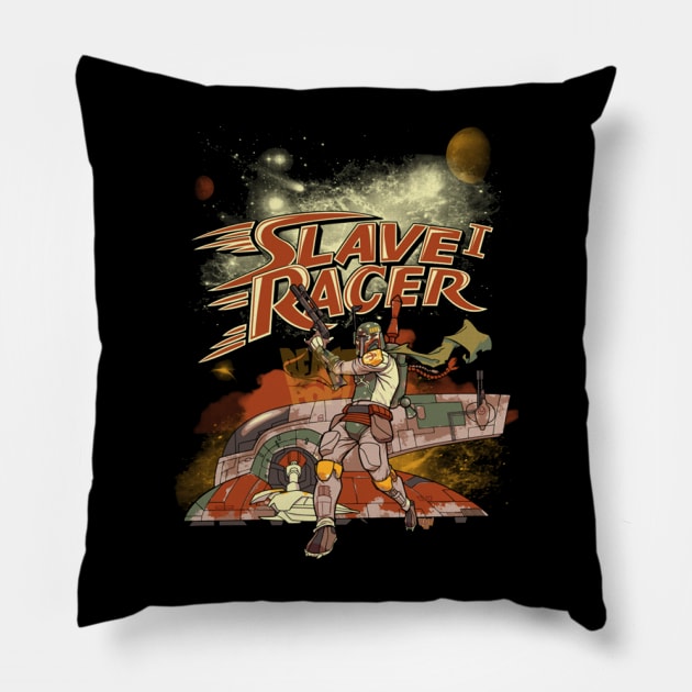 Slayer racer Pillow by The Jersey Rejects