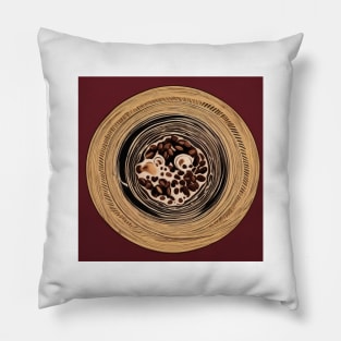 Coffee Vintage Since Established Roast Cafe Pillow