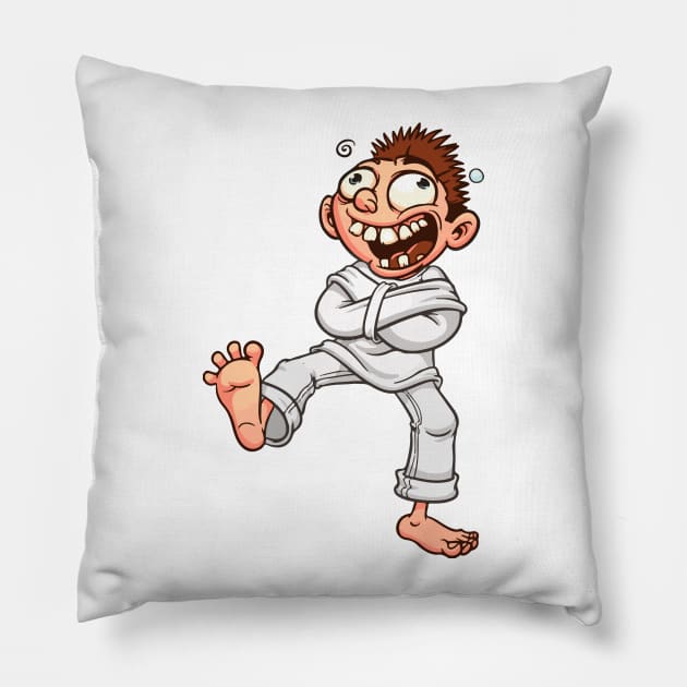 Puro Codiciado Loco Blanco Pillow by Crazycloth