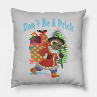 1980s Funny scandinavian Ugly Christmas Sweater Pillow