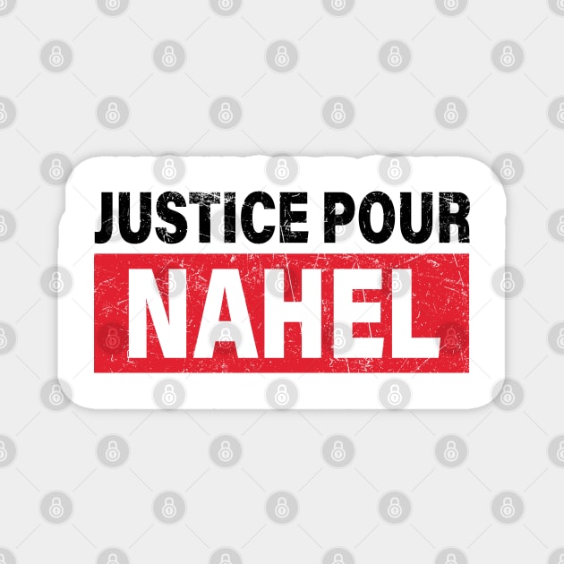 Justice Pour Nahel Magnet by CF.LAB.DESIGN