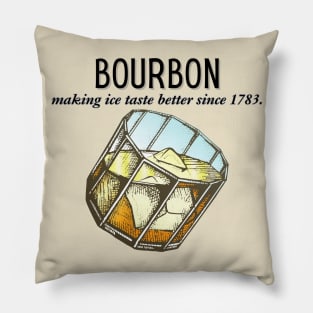 Bourbon- Making Ice Taste Better Pillow