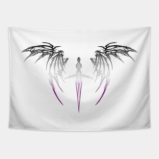 winged blades Tapestry