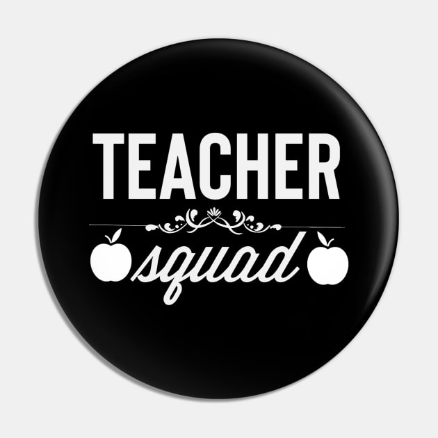 Gift For Teachers - Teacher Squad Pin by Animal Specials