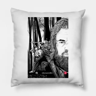 The Bear And The Hunter Revenant Pillow