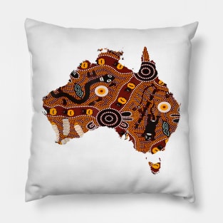 Aboriginal Flag Australia Souvenir Proud Native Pillow