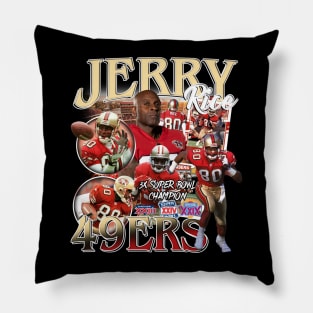 VINTAGE JERRY RICE BOOTLEG Pillow