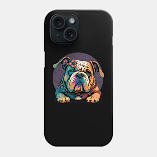 Hippie Bulldog Phone Case