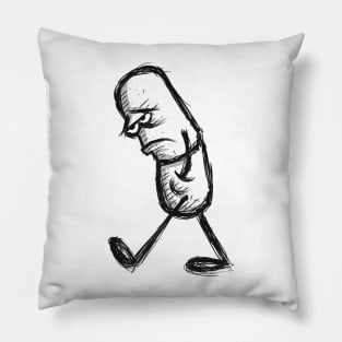 Sad Walking Pill - Pharmacy Humor Pillow