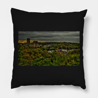 Durham Cathedral On An Autumn Morning Pillow