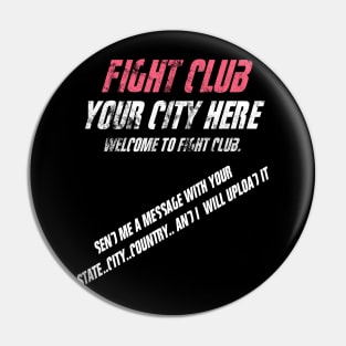 Fight Club Pin