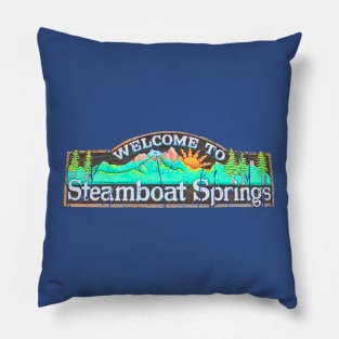 STEAMBOAT SPRINGS COLORADO Pillow