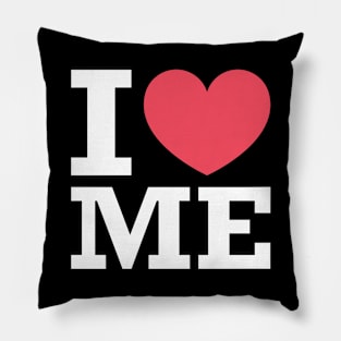 White | I Love Me Pillow