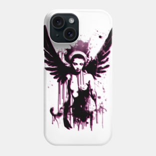 Halfone Angel graffiti Phone Case