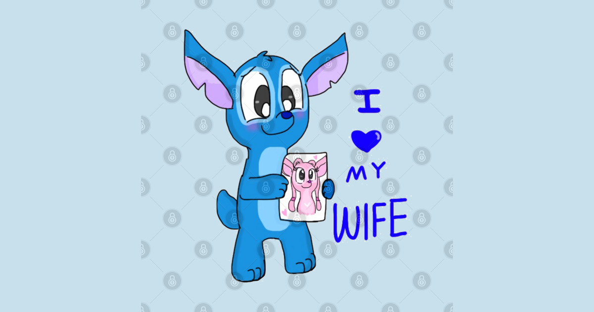 Stitch loves Angel (Wife Ver.) Stitch And Angel TShirt TeePublic