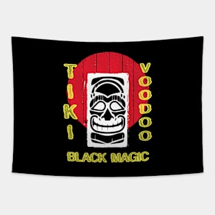 tiki totem voodoo black magic Tapestry