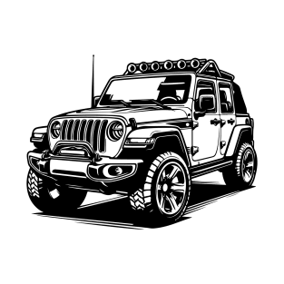 Cool jeep wrangler Car Off-Road Odyssey T-Shirt