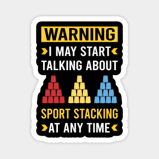 Warning Sport Stacking Cup Stacking Speed Stacking Magnet