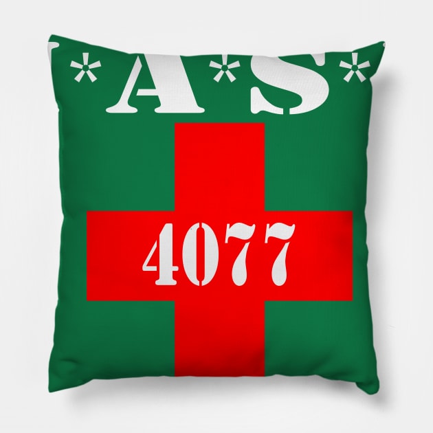 M*A*S*H 4077 v.1 Pillow by thomtran