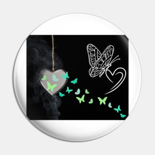 butterflies in my heart Pin