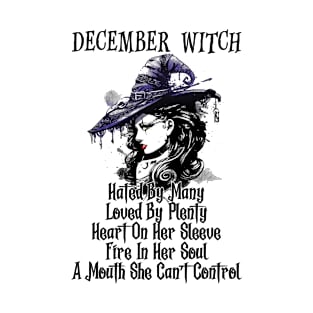 December Witch Women Halloween Costume T-Shirt