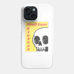 Skull gone bananas Phone Case