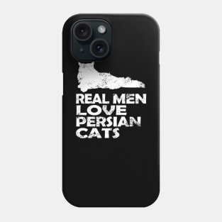 real men love persian cats Phone Case