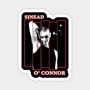 sinead oconnor retro black Magnet