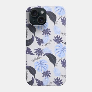 Tropical leaves pattern Phone Case