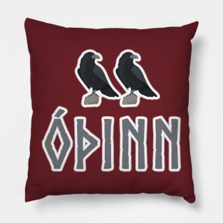 Odin Allfather Norse God Thor Loki Viking Nordic Pillow